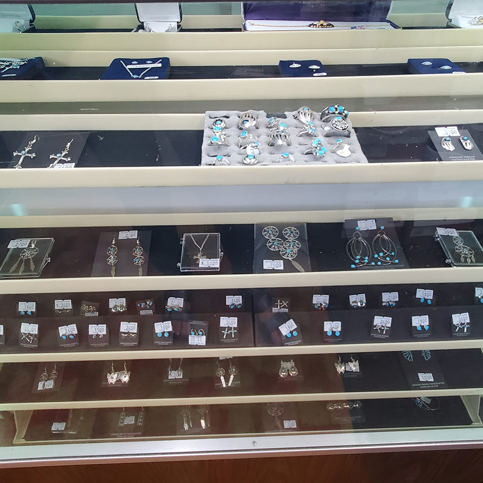 Jewelry in case